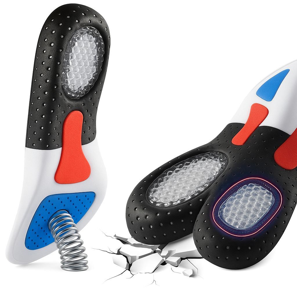 Palmilha Ortopédica Corrida Anti Impacto Esportes Impulsão salto Vôlei