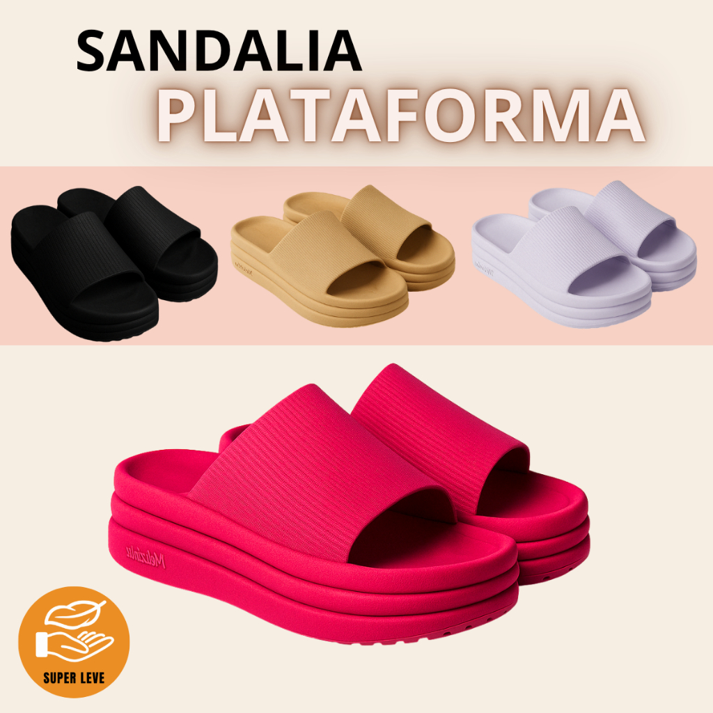 Sandália Plataforma Casual Adulto Unissex Eva Leve Resistente e Confortável Ideal para o Uso Diário em Oferta na Shopee