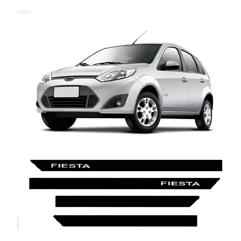 Kit Frisos Laterais Fiesta Hatch E Sedan 2003 04 05 06 A 13 em Oferta na Shopee