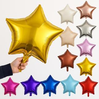 5/10/15/20 Balões Estrela Metalizado 45cm - Estrela/ Redondo em Oferta na Shopee