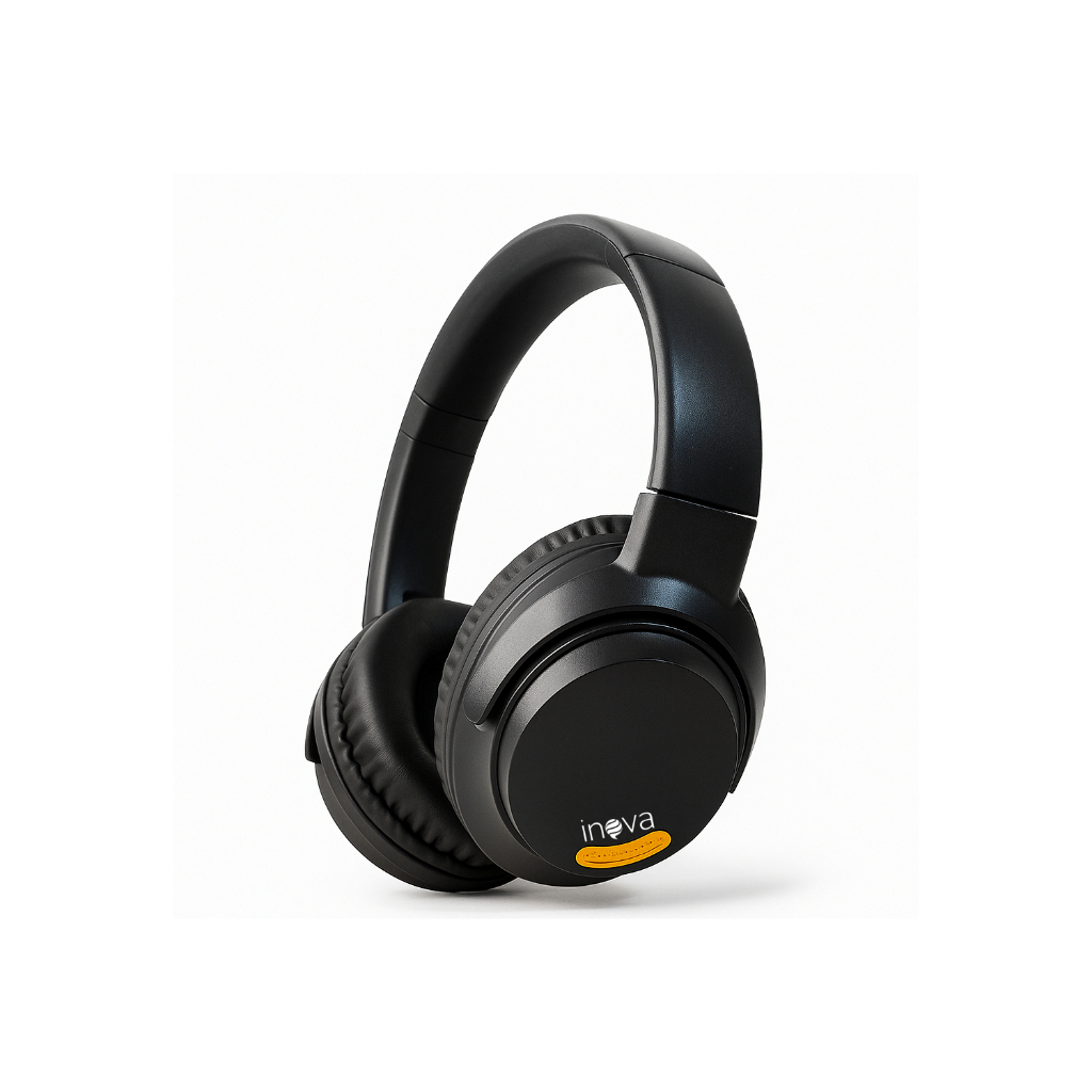 Fone De Ouvido Headset Over-ear Gamer Inova Hi-Fi Sound Pure Bass Cor Preto