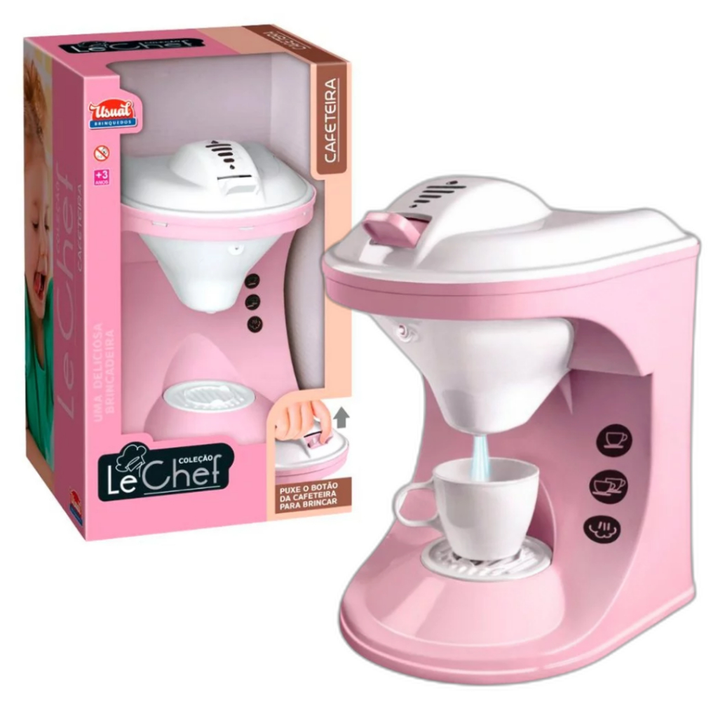 Brinquedo Cafeteira Le Chef Infantil - Usual Brinquedo em Oferta na Shopee
