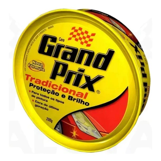 Cera Automotiva Em Pasta Grand Prix Tradicional Lata 200gr