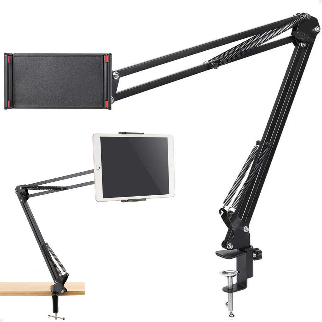 Suporte Braço Articulado Lorben Universal para Tablet Celular 4 a 7 Polegadas