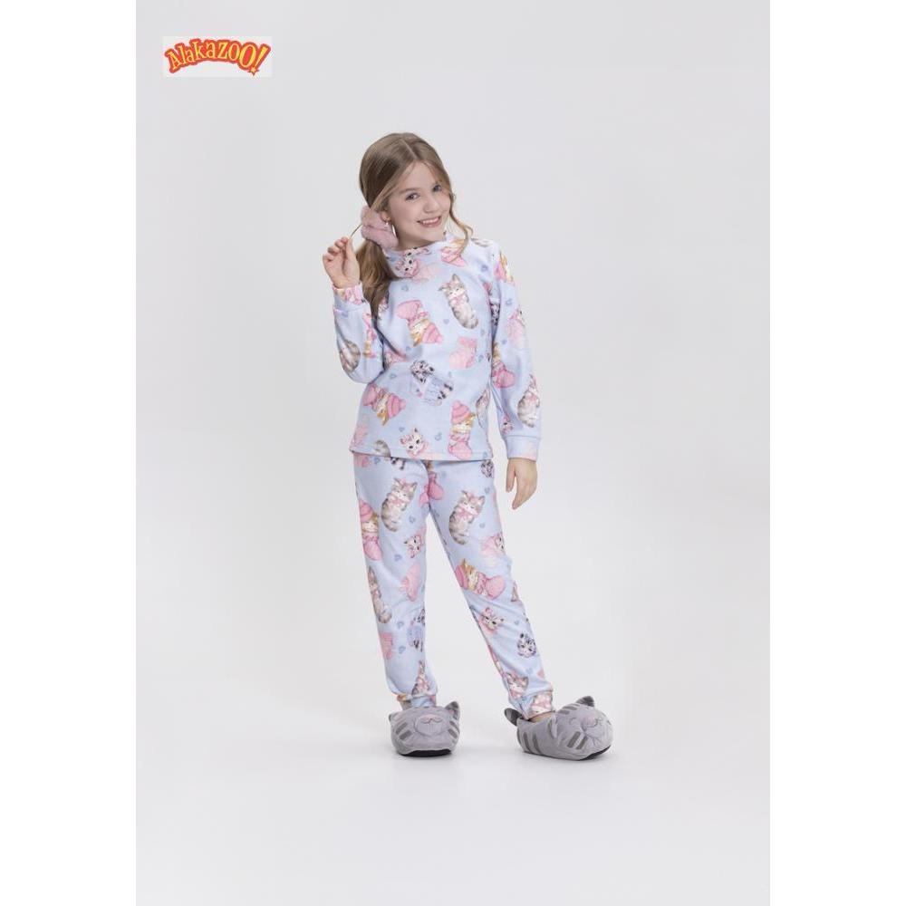 PIJAMA MENINA MALHA MICROSOFT ALAKAZOO