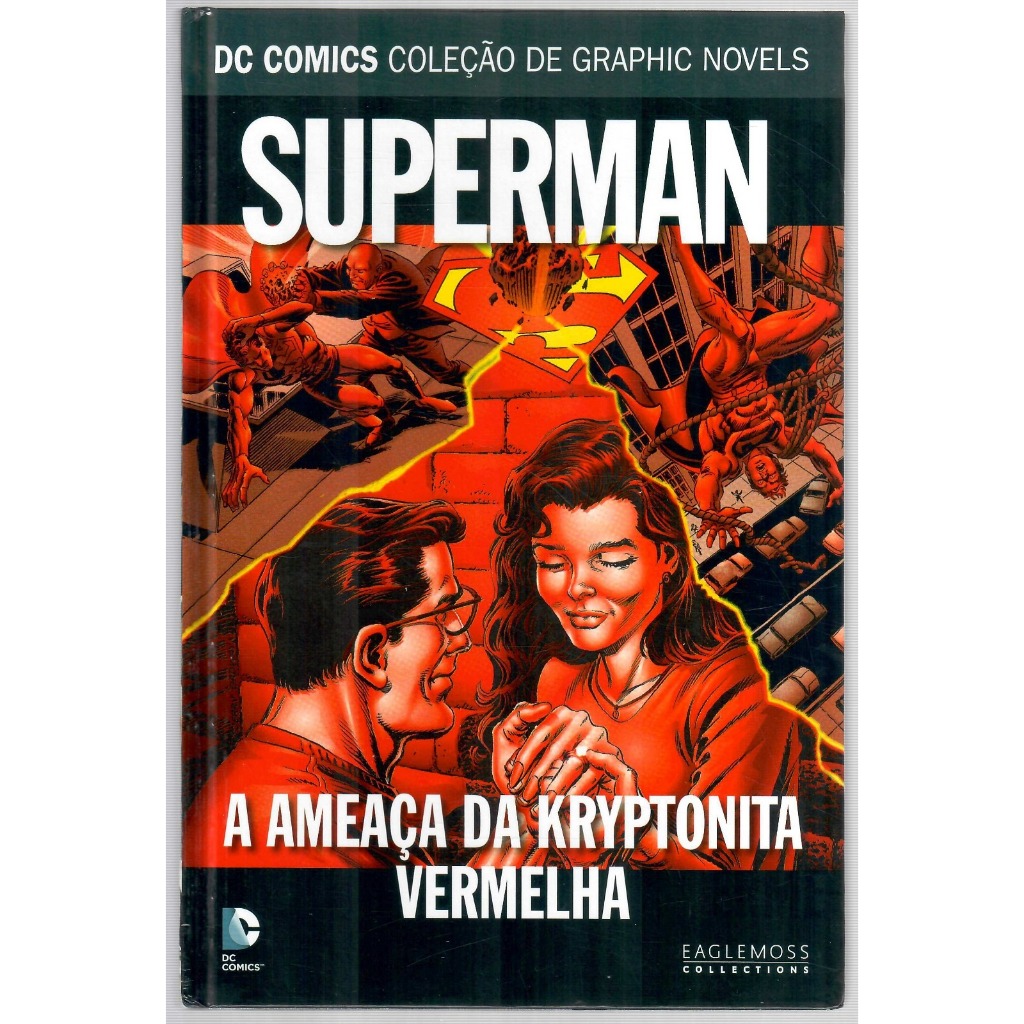 Superman: A Ameaça da Kryptonita Vermelha Vol. 79 (11/2018) Eaglemoss - Capa Dura - DC Comics - Coleção de Graphic Novel