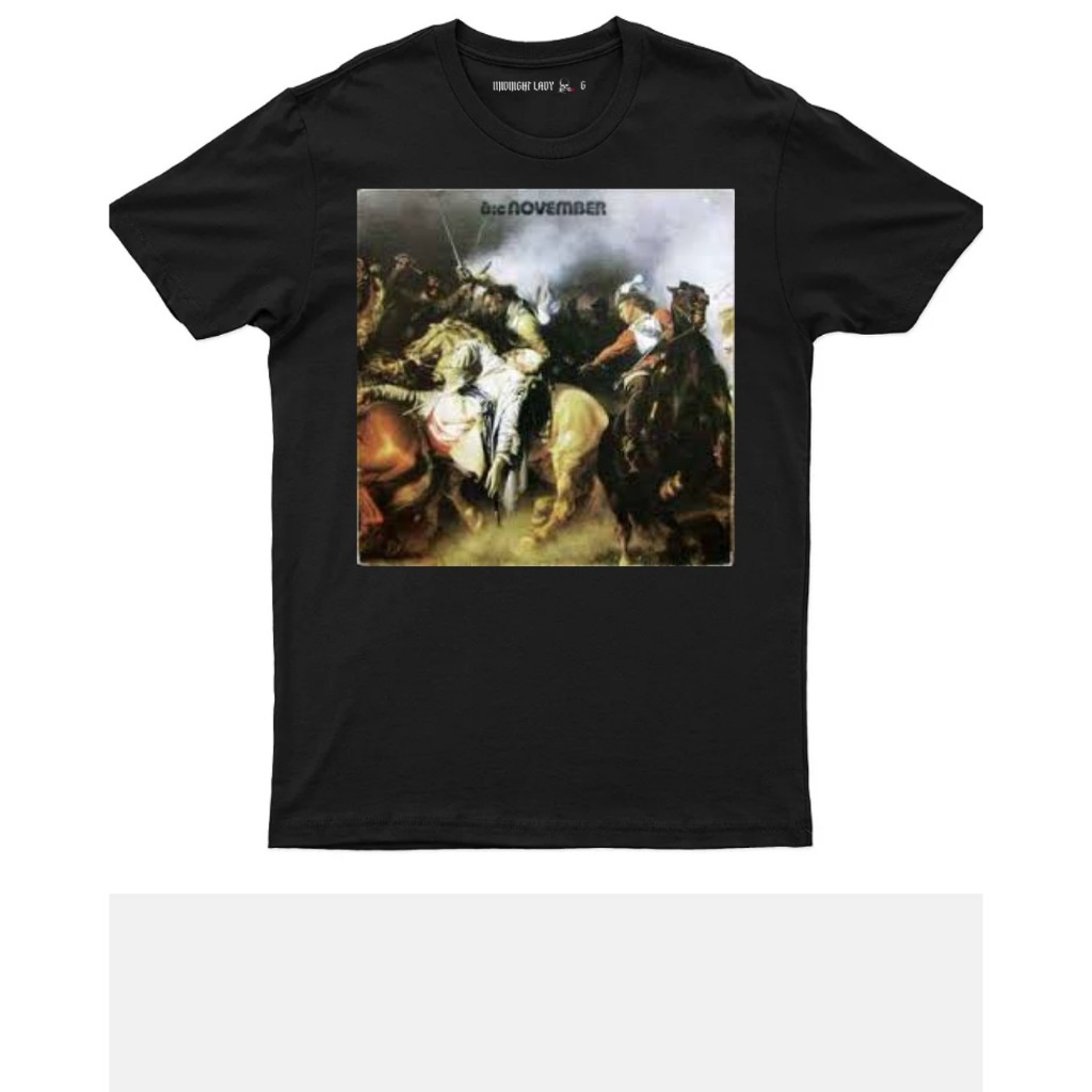 Camiseta NOVEMBER - 6:E HARD ROCK 70s SUÉCIA  BUDGIE DUST EM DTF ALTA QUALIDADE METAL ROCK PLUS SIZE