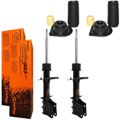 Amortecedores Dianteiros Cofap + Kits Fiat Palio Siena Strada 2001 a 2020 Direção Hidráulica