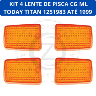 Lente de Pisca CG Today 125 ML / Turuna 1983 Até 1999 Ambar - Disponível nas opções com 1, 2 ou 4 unidades em Oferta na Shopee