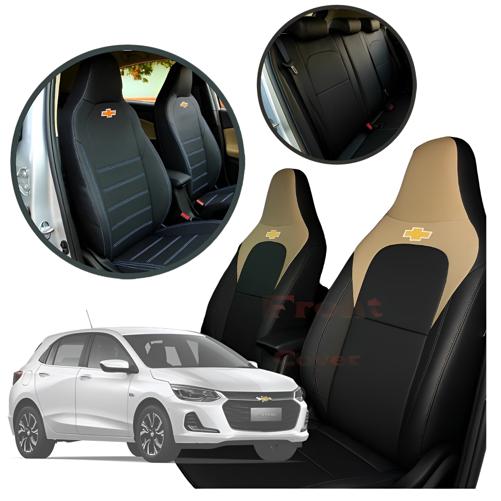 Capa Banco 100% Couro Sob Medida Novo Ônix 2020 2024 em Oferta na Shopee