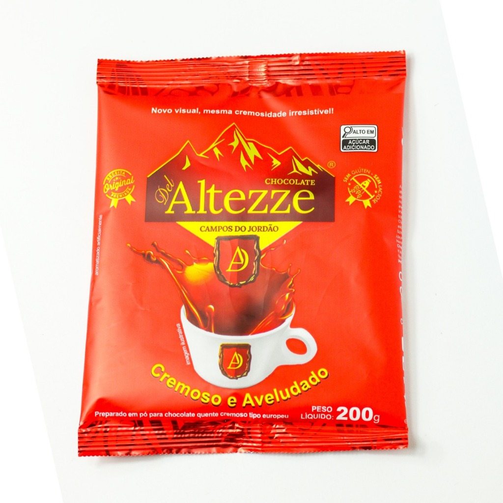 Chocolate Quente Cremoso Tipo Europeu Del Altezze 200g Campos Do Jordão