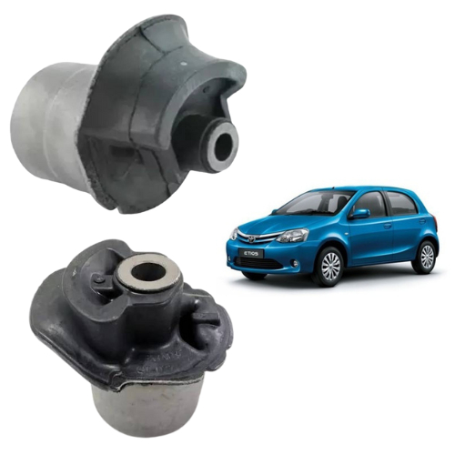 Par Bucha do Eixo Traseiro Suspensão Toyota Etios 2012 a 2019 (48725-52100)