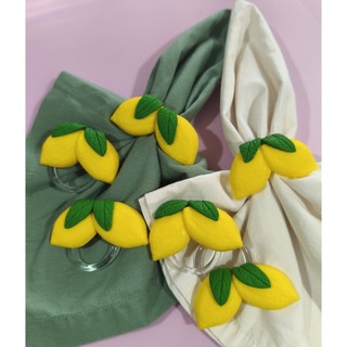Porta Guardanapo Limão Siciliano - Mesa Posta - Decoração de mes
