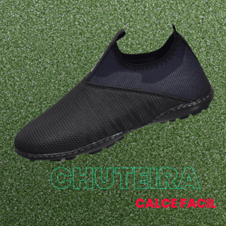 Chuteira Society Masculino e Feminino Campo Grama Sintética Sem Cadarço Promoção em Oferta na Shopee