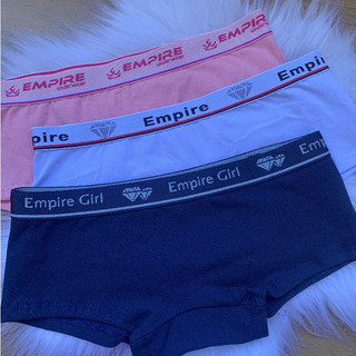 Kit 3 Calcinhas Box Boxer Feminina Algodão Cueca Feminina Lisas