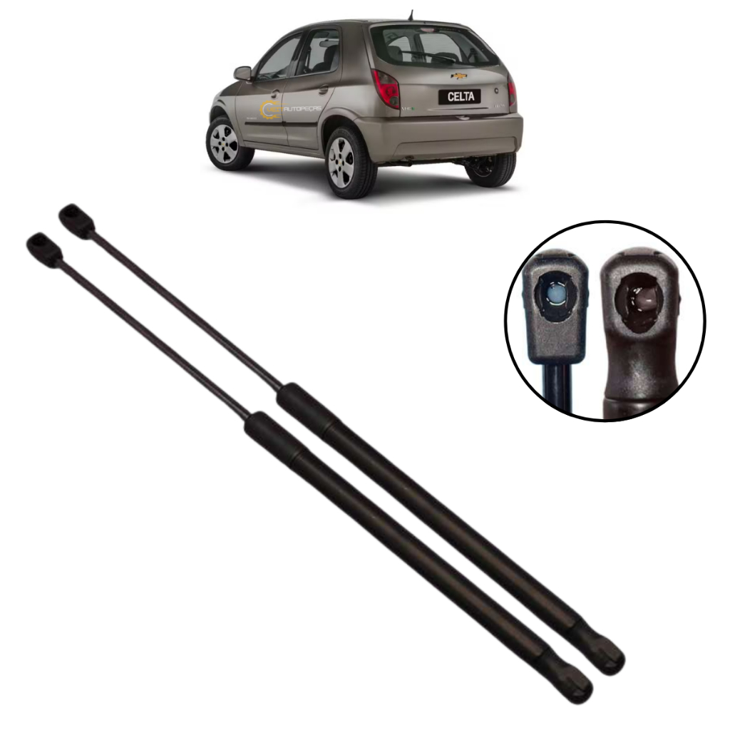 Par Amortecedor Tampa Traseira Porta Malas Chevrolet Celta 1.0 1.4 2000 A 2015 MG17055 em Oferta na Shopee
