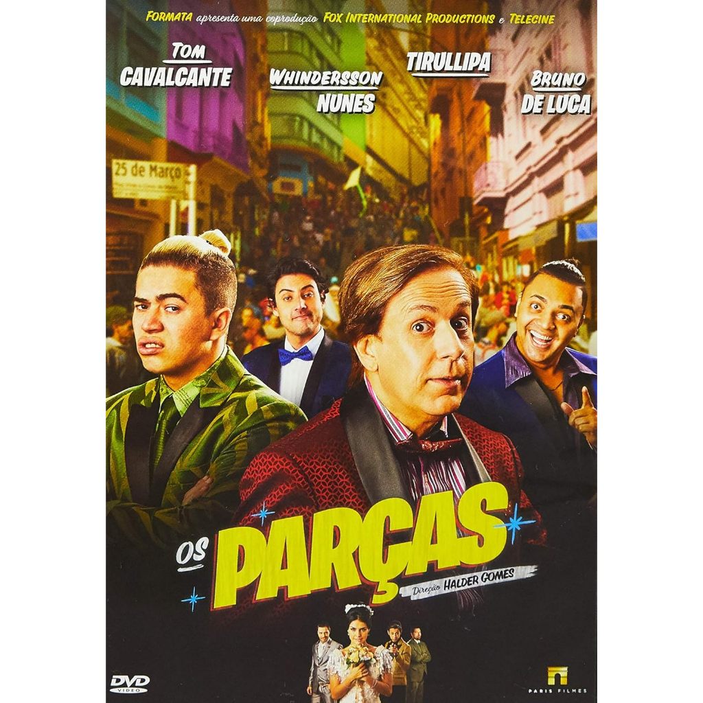 DVD: Os Parças (c/ Tom Cavalcante, Whindersson Nunes, Tirulipa, Bruno de Luca) filme de comédia