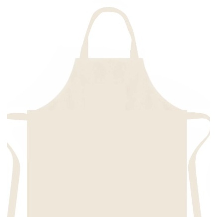 Avental algodão cru 100% ecologico para bordado, pitura e customização 50x70