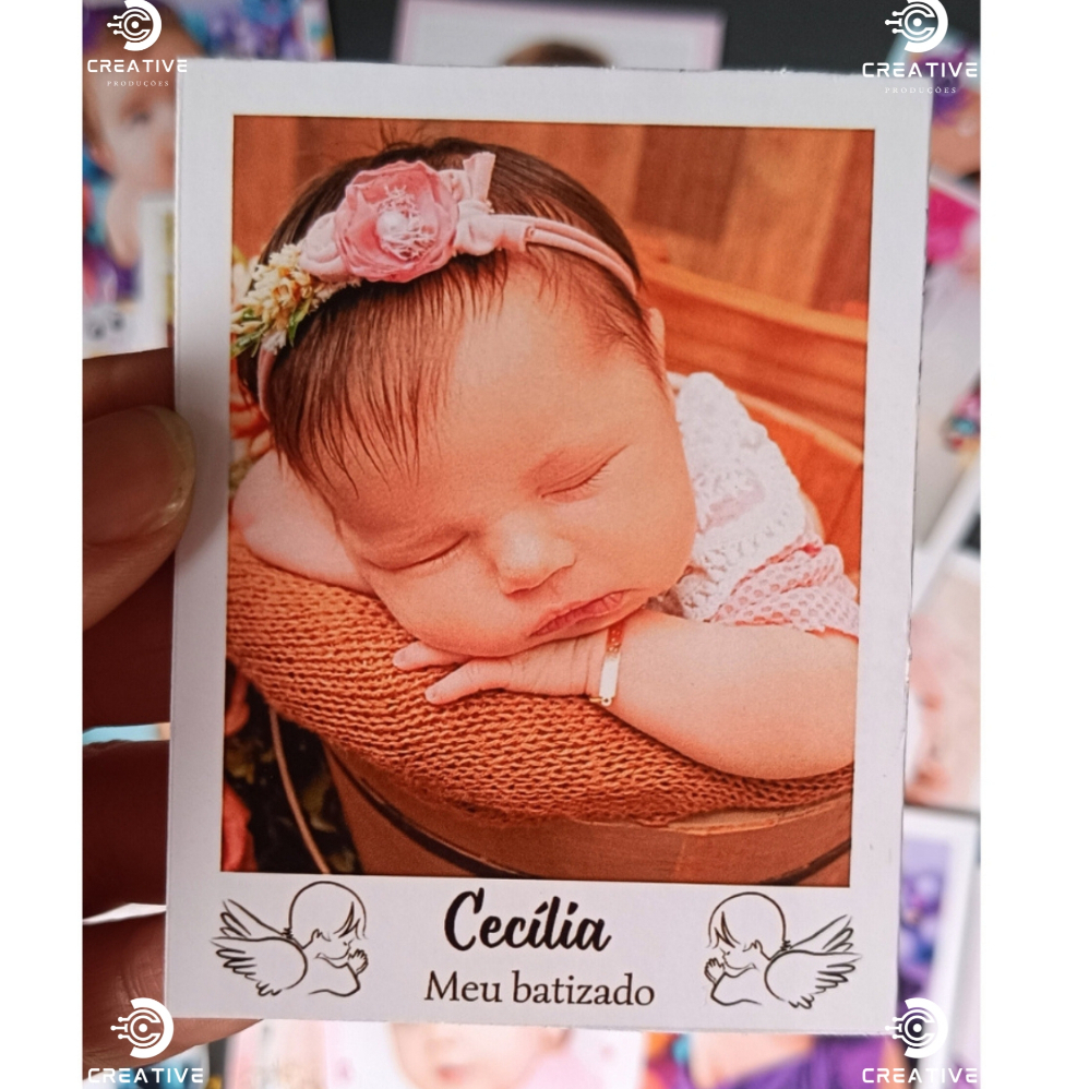 Foto Imã Geladeira - Lembrancinha- Batizado- Formatura-Personalizado-Tamanho 7x9cm em Oferta na Shopee