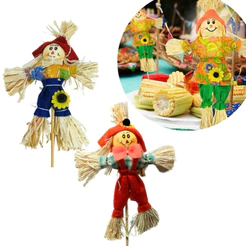 Kit12~60 Espantalhos Palito Enfeite Festa Junina Decorativo 30 cm 2165-1 (CHOCO)