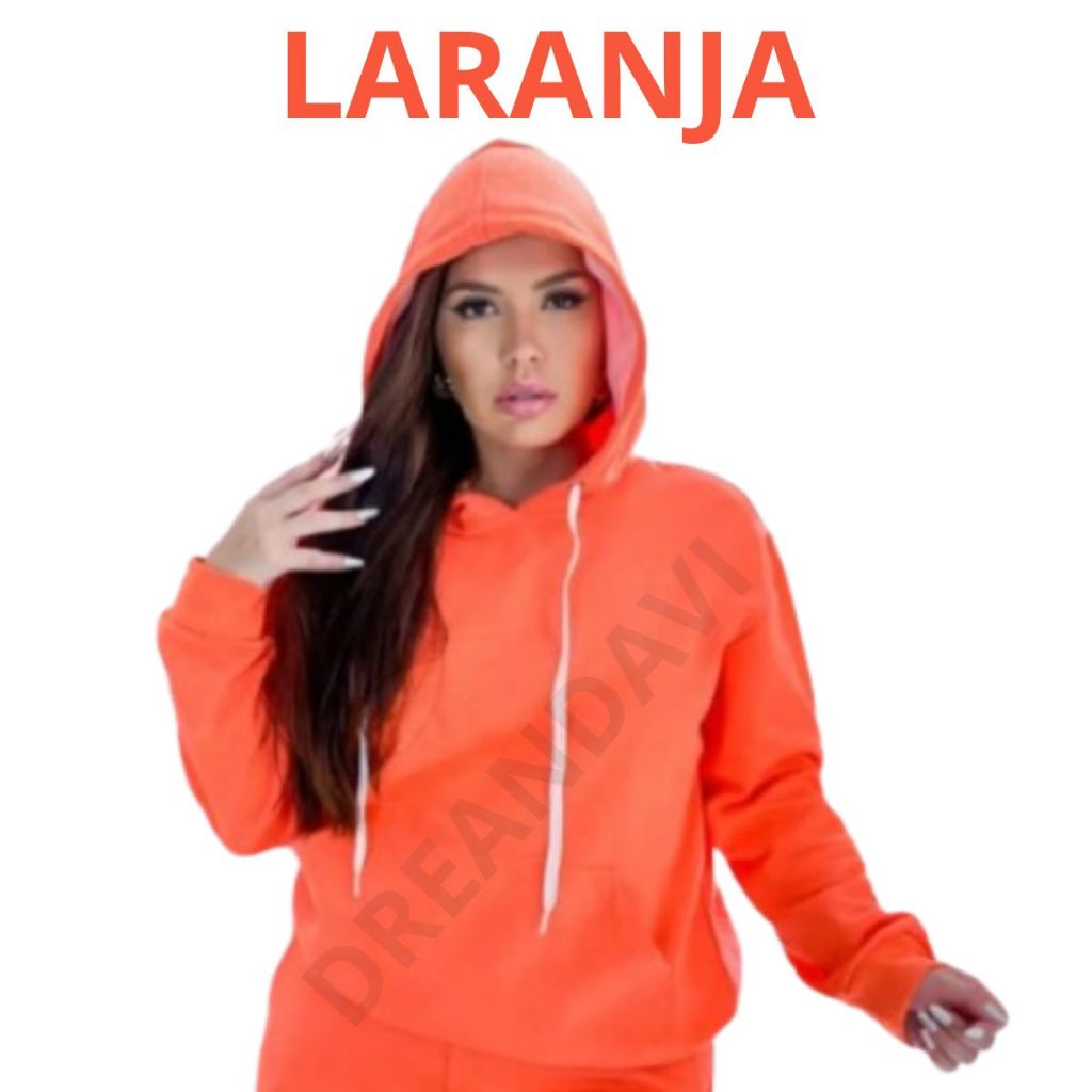 Moletom  Canguru  Unissex Branca  Inverno Atacado Varejo-Tamanho P M G GG