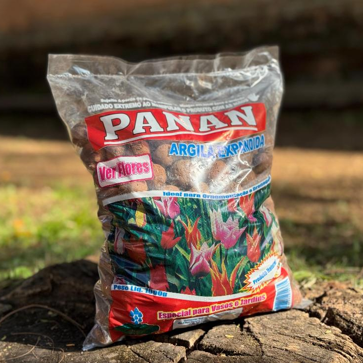 Argila Expandida Saco 1Kg -  Paisagismo Drenagem Vasos Jardim Decoração em Oferta na Shopee