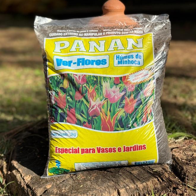 Humus de Minhoca Misto2 Kg, 5Kg, 10Kg, 20Kg Para Vasos de Flores, Hortas e Jardinagem em Oferta na Shopee