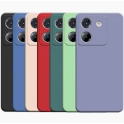 Kit 2X1 Xiaomi Poco M7 Pro 5G - Capa Silicone Aveludada Colorida Veludo + Película Ceramica 9D Top