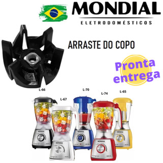 Arraste com porca Do Copo Liquidificador Mondial Liquidificador Mondial Eletronic Inox L65 - L66 - L67 -L70 -L74
