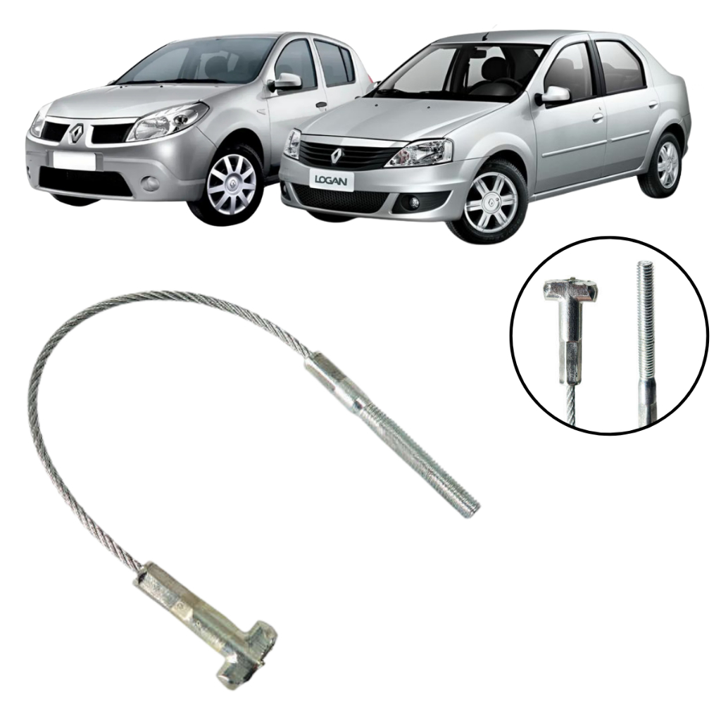 Cabo Do Freio De Mão Dianteiro Renault Logan Sandero 1.0 1.6 2008 A 2014 6001547167 em Oferta na Shopee