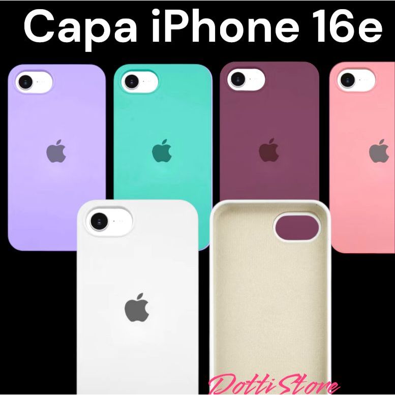 Case Capa Capinha Aveludada para iPhone 16e em Oferta na Shopee