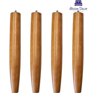 kit 4 pes palito madeira para- poltrona - mesa - aparador - puff em Oferta na Shopee