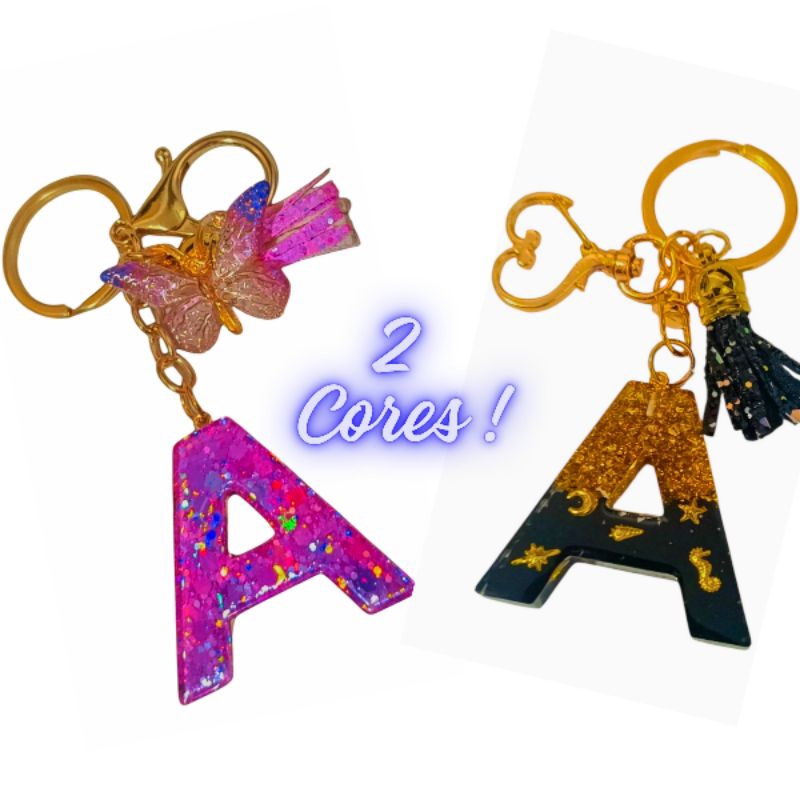 Atacado Chaveiro Letras De Desenho Animado Moda Borboleta Rosa Chaveiro Fofo 1pcs Kawaii