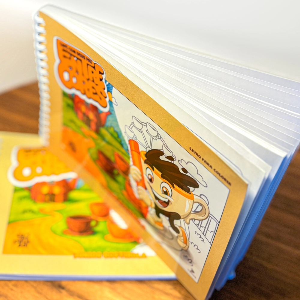 LIVRO DE PINTAR; ENTRE CORES | Capa brochura