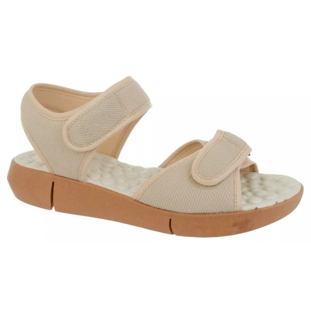 Sandália Ortopédica Macia Ultraconforto Massageadora Confortável Facite Plantar Dores nas Costa