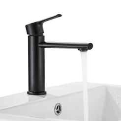 Torneira Monocomando Bica Alta Banheiro Quente e frio Dourada/Cromada/Preto Yesop
