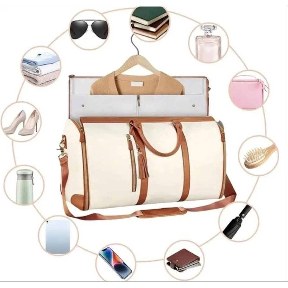 Nova Bolsa de Viagem Grande Feminina Dobrável e Impermeável Estilo no Dia a Dia koykoy