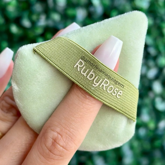 Esponja de Maquiagem para Pó Dream Touch Silk Skin Ruby Rose em Oferta na Shopee