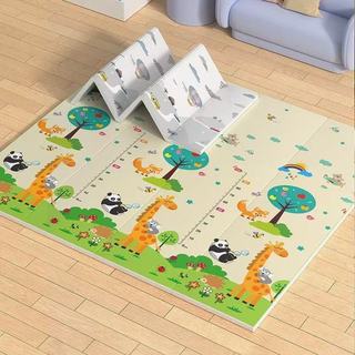 TAPETE TATAME INFANTÍL 180cmx150cmx8mm Bebê Dupla Face Emborrachado Dobrável Tapete Infantil Térmico