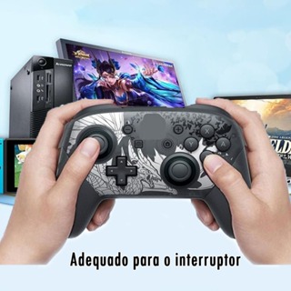 Controle profissional sem fio compatível com Switch/Switch Lite/Switch OLED, controle de jogo remoto do Switch com joyst em Oferta na Shopee
