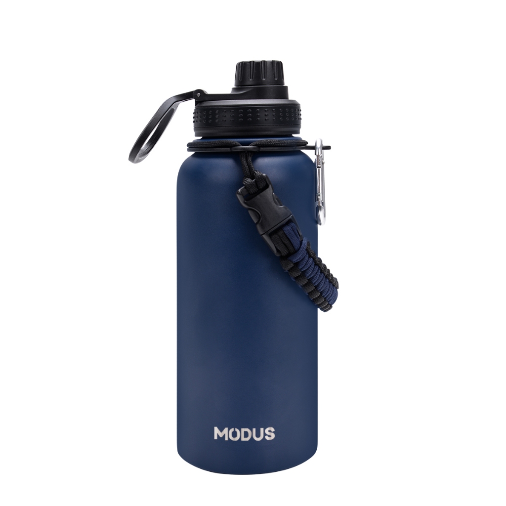 Modus 1000ml Garrafa Térmica Isolada De Aço Inoxidável Com Alça Paracord em Oferta na Shopee