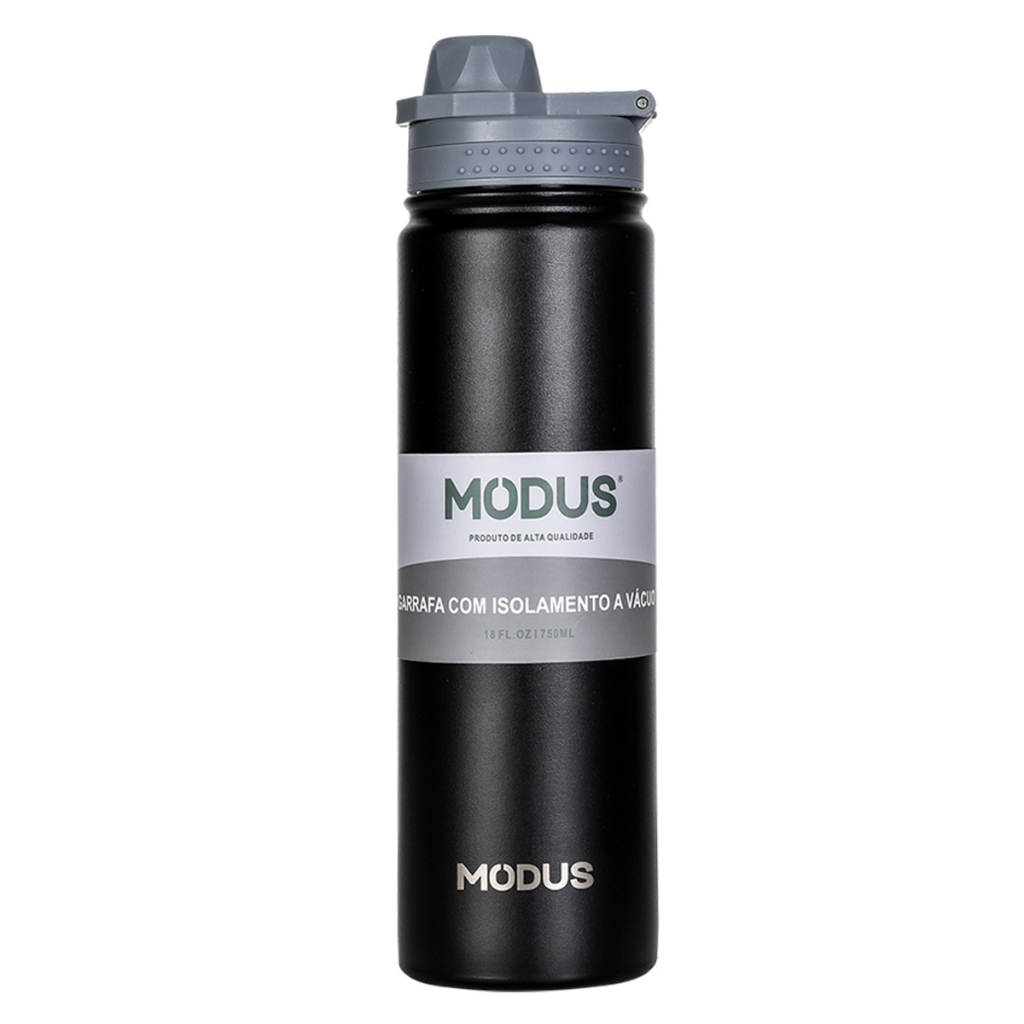 MODUS Garrafa Térmica Esportes Pote Dupla Camada Presente De Aço Inoxidável Termos Portáteis 750ML em Oferta na Shopee