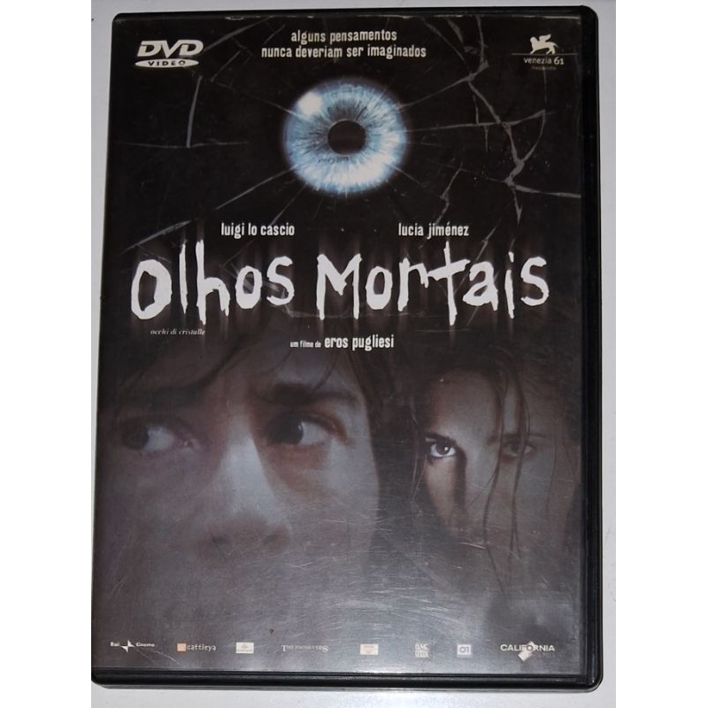dvd - Olhos mortais - Eros Pugliesi  - filme italiano/terror/suspense