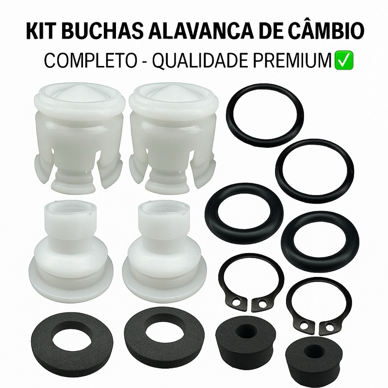 Kit Bucha Reparo Trambulador Cambio Corsa Celta Corsa Wagon pick-up Astra Sem Liame em Oferta na Shopee