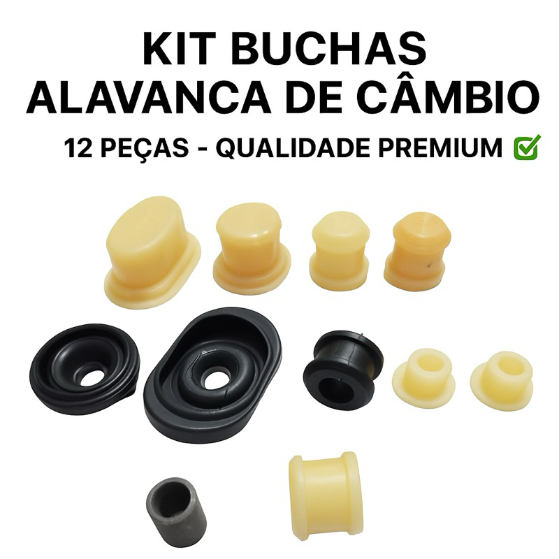 Kit Reparo Câmbio 5 Marchas Gol G1 G2 G3 G4 Bucha do Trambulador