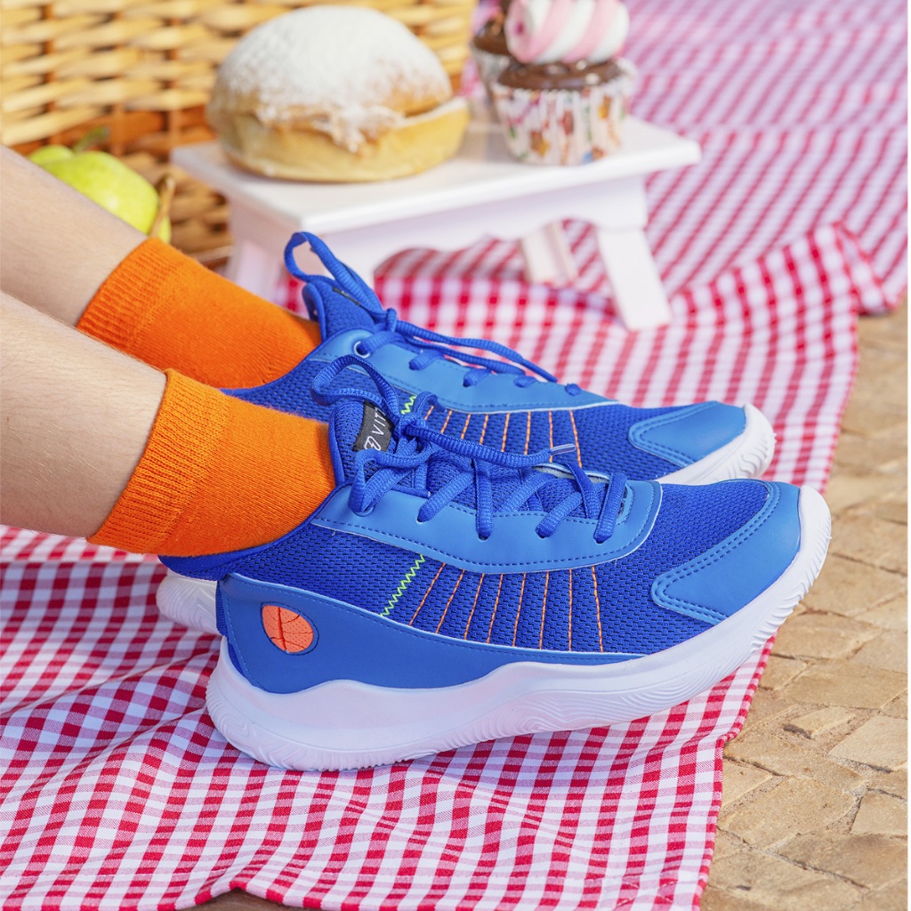 Tênis Infantil Menino Cano Alto Esporte Confortável Basquete Volta as Aulas - Baby & Kids Fashion