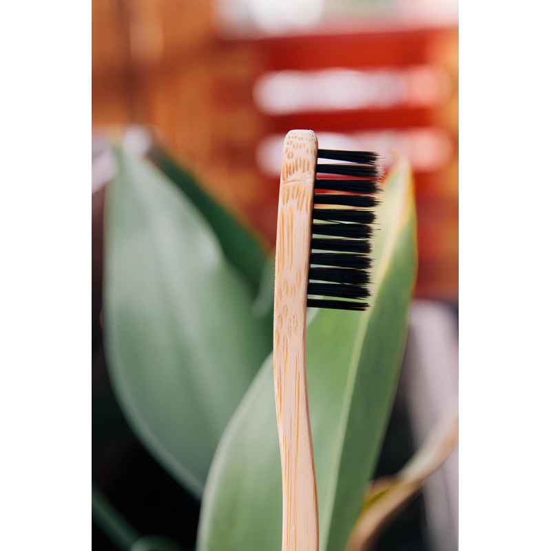 Escova de Dente Bambu Unitária  Cerdas Macias Ecológica | Biodegradável  Sustentável