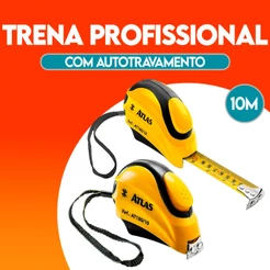 Trena Profissional Emborrachada 10m Atlas