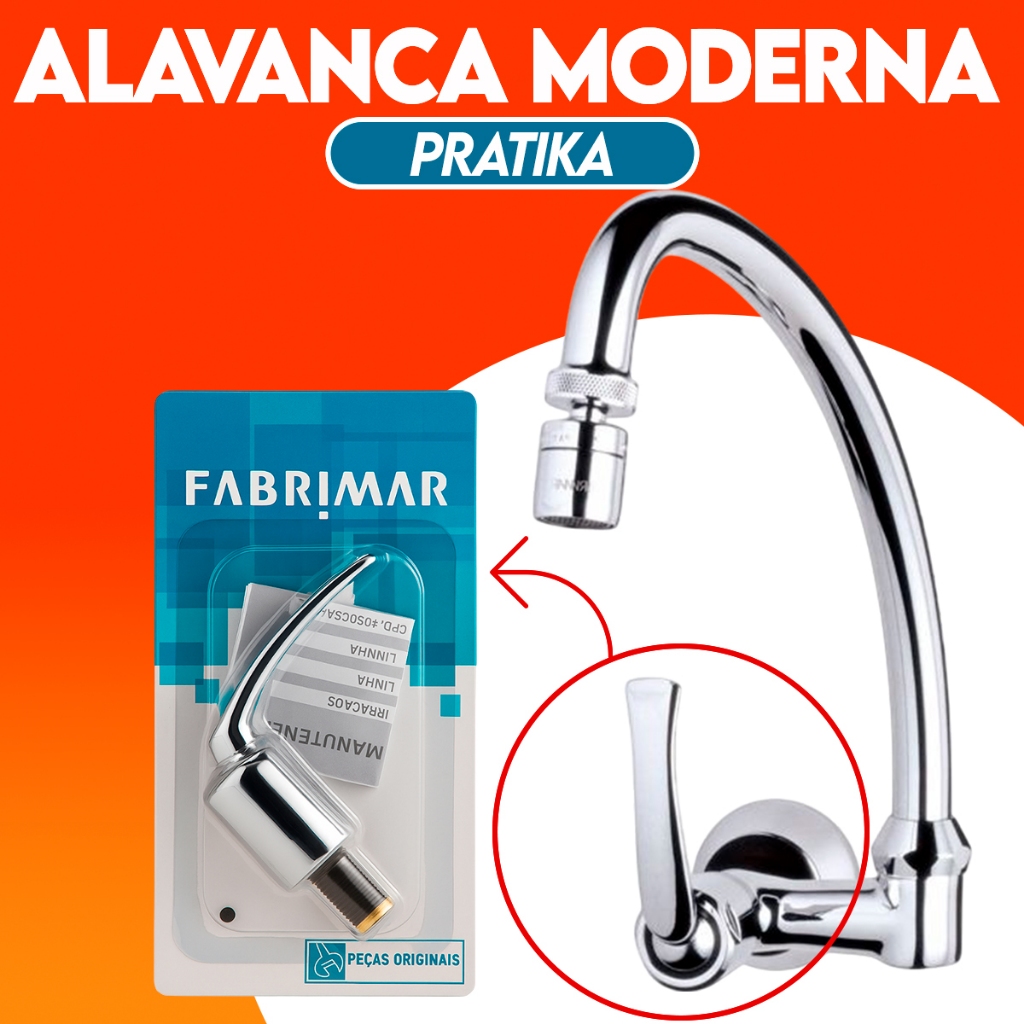 Reparos Torneira Alavanca Pratika Ref 04606 Fabrimar