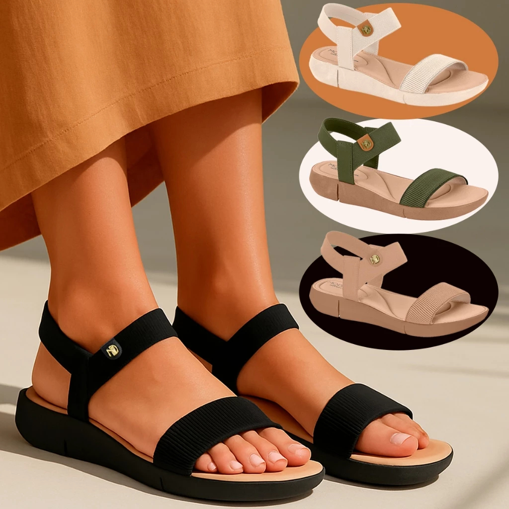 Sandália Modare Ortopédica UltraConforto Papete Feminina Palmilha Acolchoada Macia Amortecedor Esporão Fascite Plantar em Oferta na Shopee